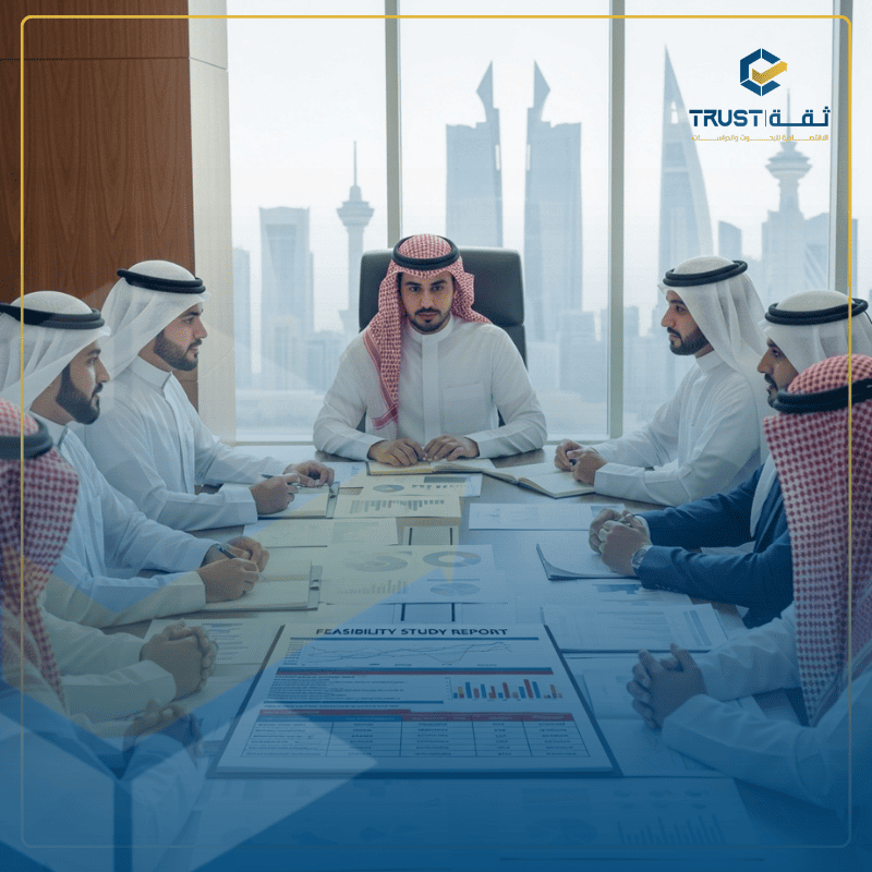 خبراء شركة ثقة الاقتصادية يستعدون لطرح نموذج دراسة جدوى مشروع